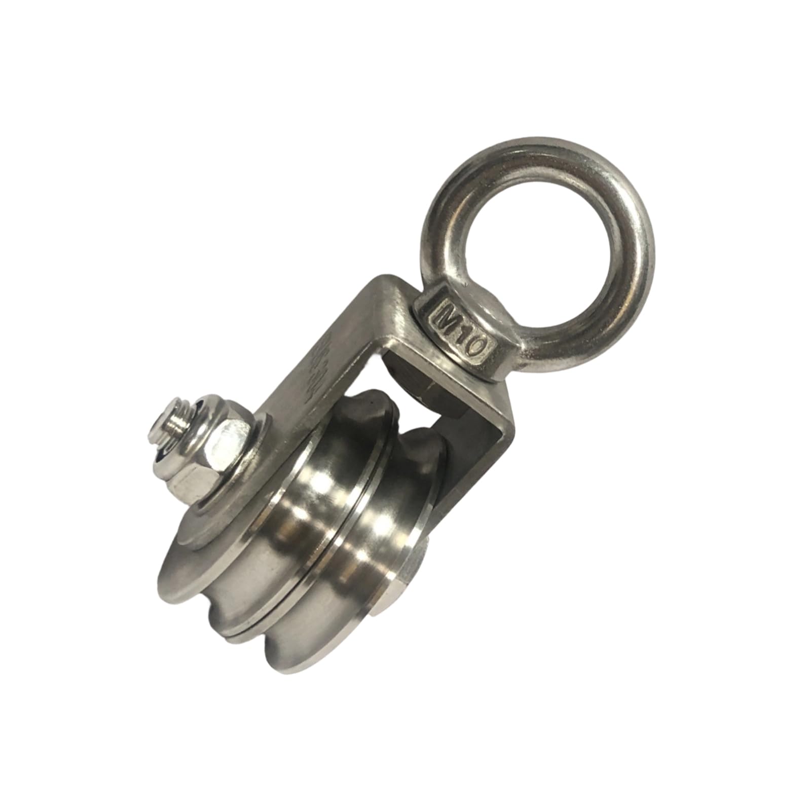 Wheel Quiet Bearing Pulley with U Grooves Bearing for Warehouse and Home Use Simple Block