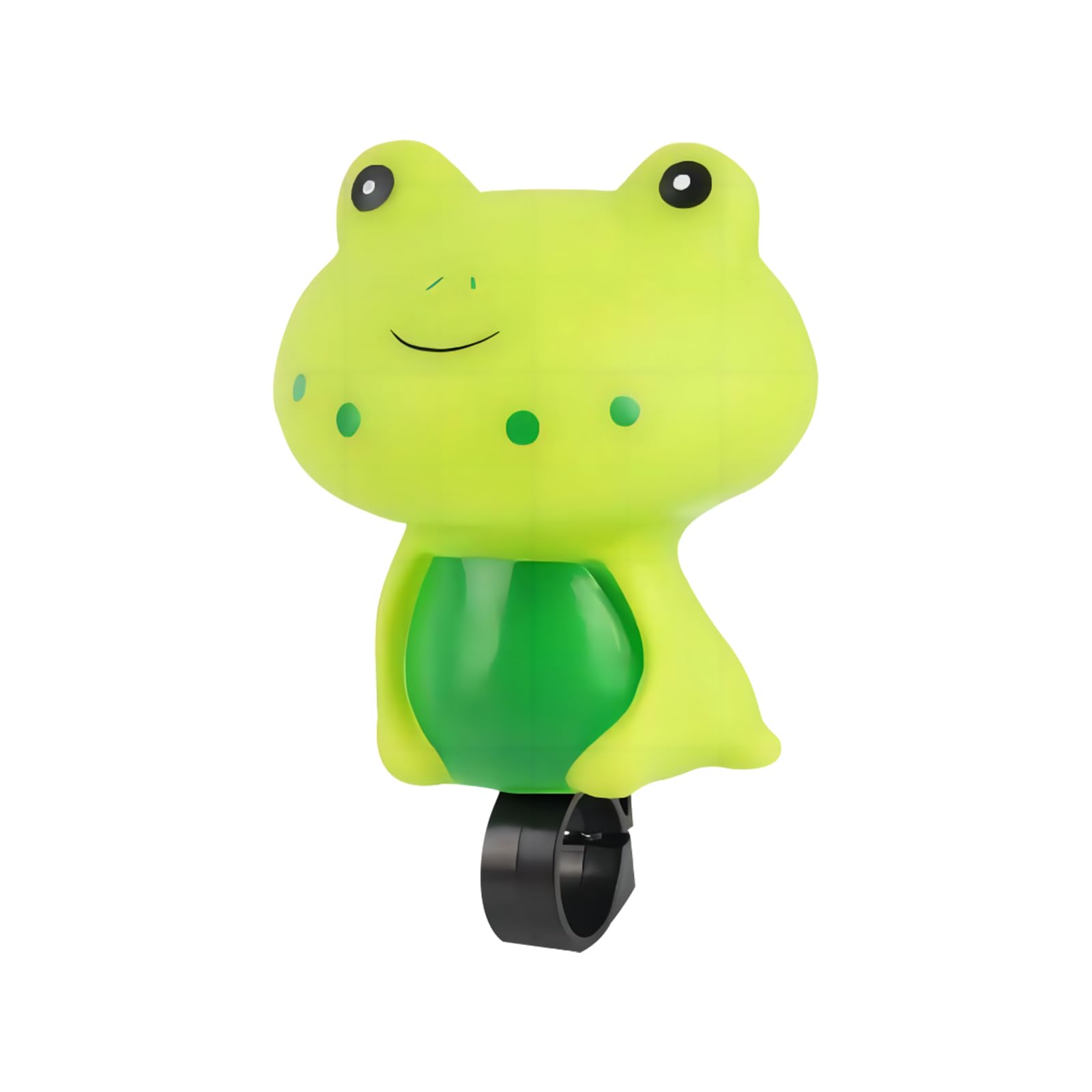 Bike Bell Kids,Frog Bike Bell,Children's Bicycle Horn,Cute Cartoon Bicycle Bell,Squeeze Bicycle Horn,Cute Bicycle Lights Bell for Children Boys Girls for Bike Scooter Balance (Frog) — image 1