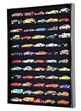 sfDisplay 60-Car 1:64 Wooden Shelf