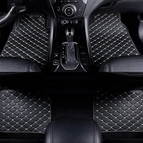 FYCXUM Car Floor Mats for Jaguar XF 2016 2017 2018, Custom Leather