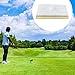 Aymzbd Bunker Mat for Sand Chipping Professional Indoor Outdoor Realistic Simulates Real Golfing Course Bunker Practice Hitting Mat, White