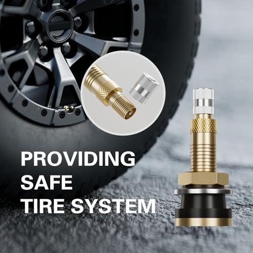 Image of CKAuto TR618A Tubeless Air Liquid Tractor Clamp-in Valve Stems, 10 Pcs /Pack | Fits Standard 0.625 inch Rim Holes, For Tubeless Tires, Industrial Agricultural Tractor Wheels