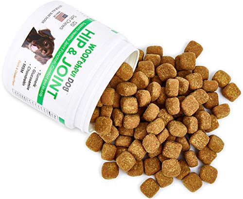 Hip and Joint Supplement for Dogs - Glucosamine Chondroitin for Dogs with Organic