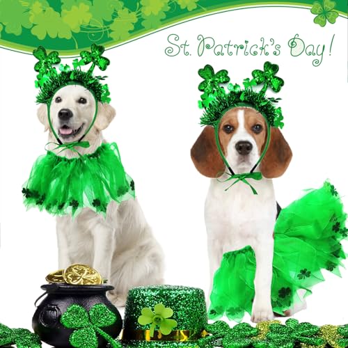 Disfraz St. Patrick’s Day para Perro Grande 2 Pzs miniatura 2