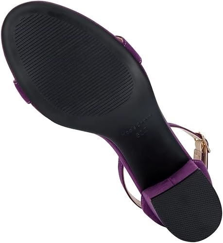 Miniatura 5 de Heels Charm - Sandalias con correas para mujer, tacón grueso y bajo de 2 pulgadas, con puntera abierta, correa al tobillo, para el trabajo, uso