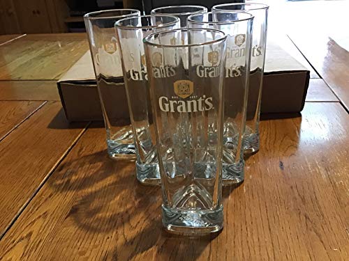 Grant's Lot de 6 Verre Tube a Whisky Grant Grants 22cl Neuf