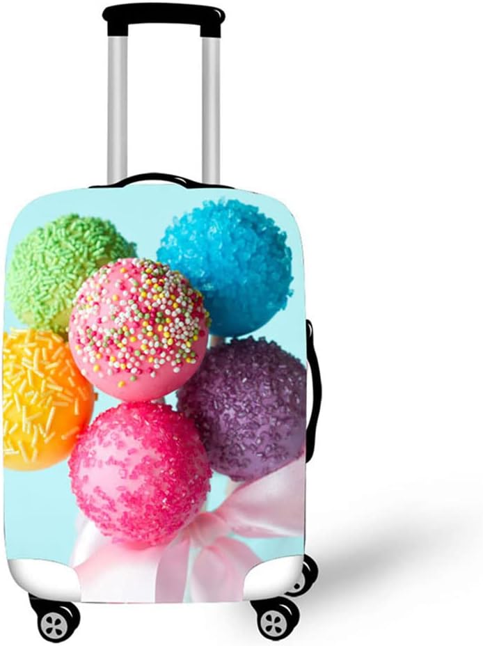 Luggage Cover Protector 3D Beach Seastar Print Fit 18-30 Inch Suitcase (L:26-30 Inch)