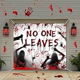 Halloween Garage Door Cover - 7 x 8 Ft Scary Party Decorations | Haunted Banner for Fright Nights, Spooky Decor, Perfect for Parties and Great Gift Idea