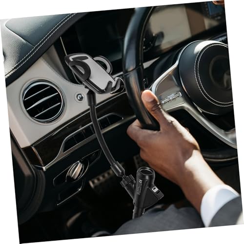 Soporte para teléfono de coche anticaídas con doble carga USB ULDIGI de plástico resistente 4