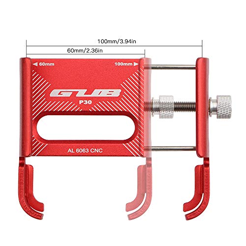 DECDEAL Suporte de telefone de bicicleta de alumínio 360 graus de rotação ajustável antiderrapante c