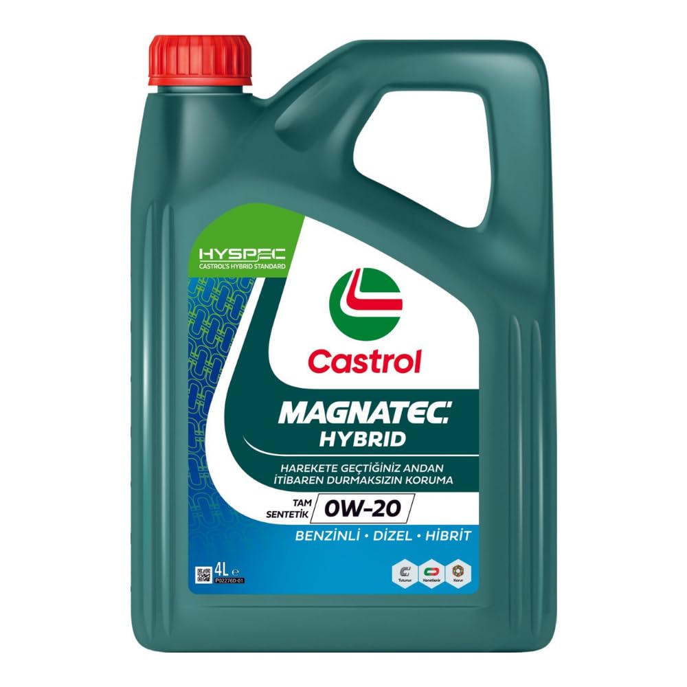 Castrol Magnatec Hybrid 0W-20 4L TU Motor Yağı