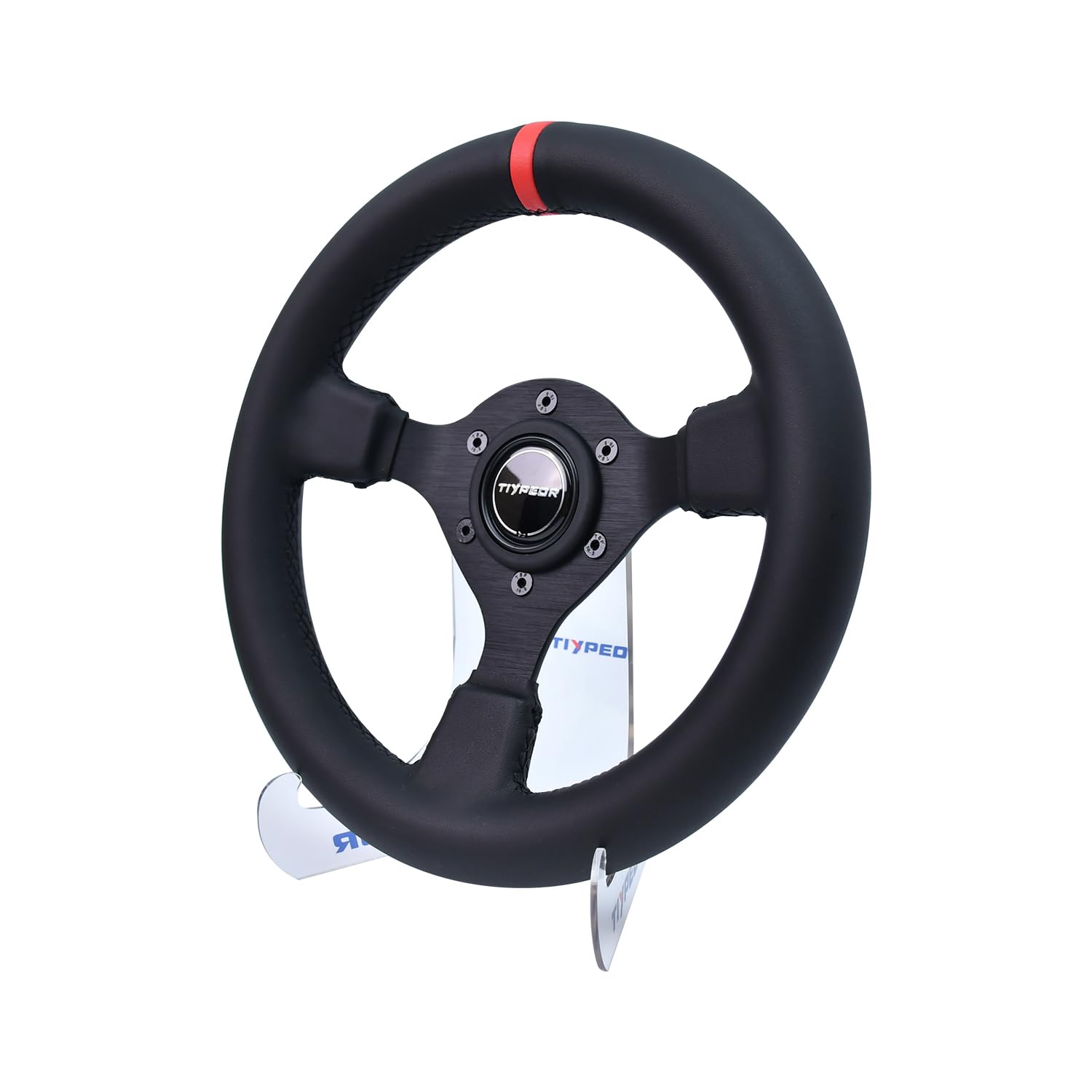 Amazon | TIYPEOR レーシングステアリング 280mm・マイクロファイバー