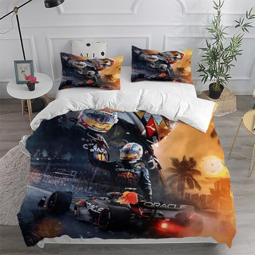 Parure de lit Coeur anti-transpiration avec housse de couette 3D respirante ados - 6
