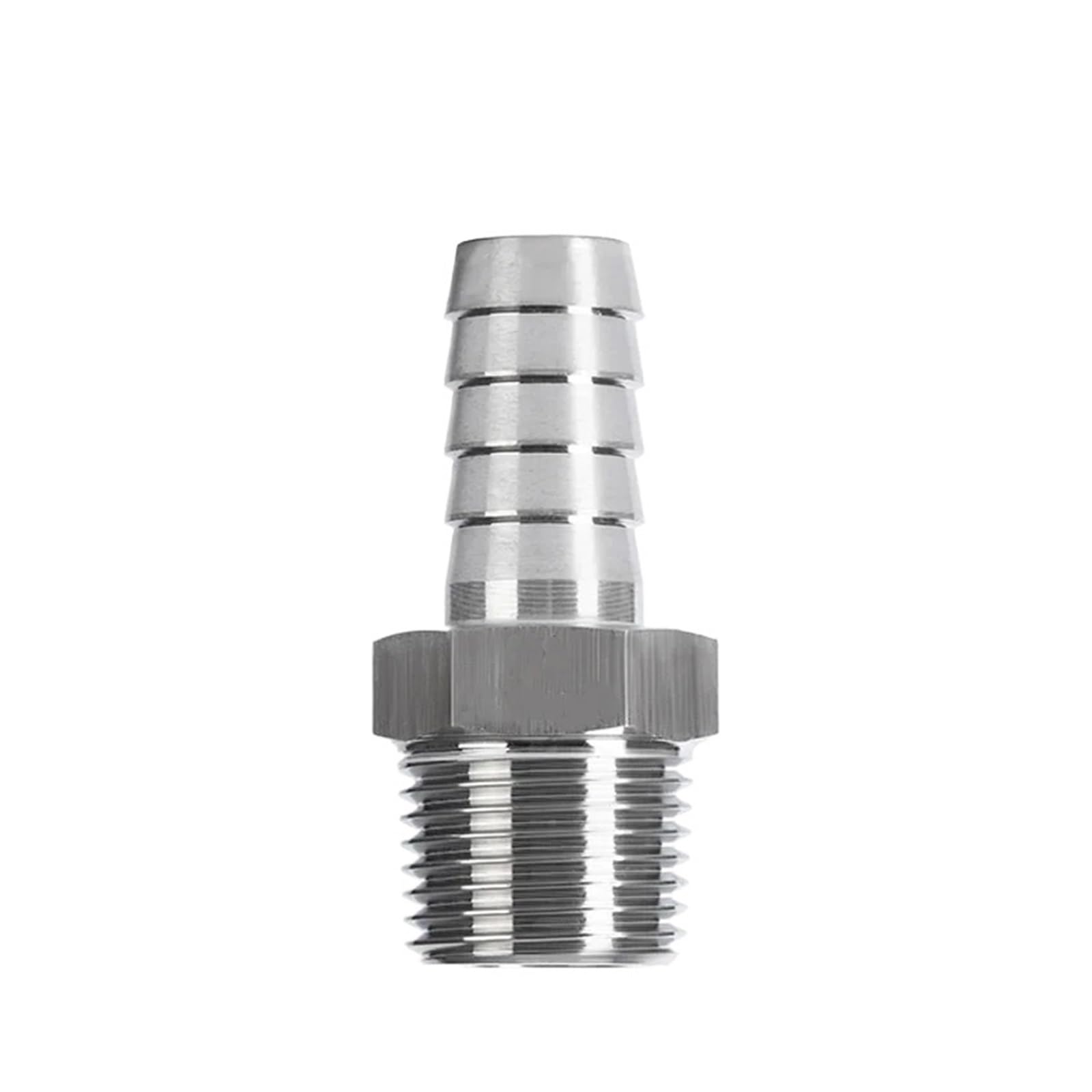 AARTERZZA 10mm OD to M8x1mm Metric 304 Stainless Steel Pipe Fitting High Pressure Connector Adapter