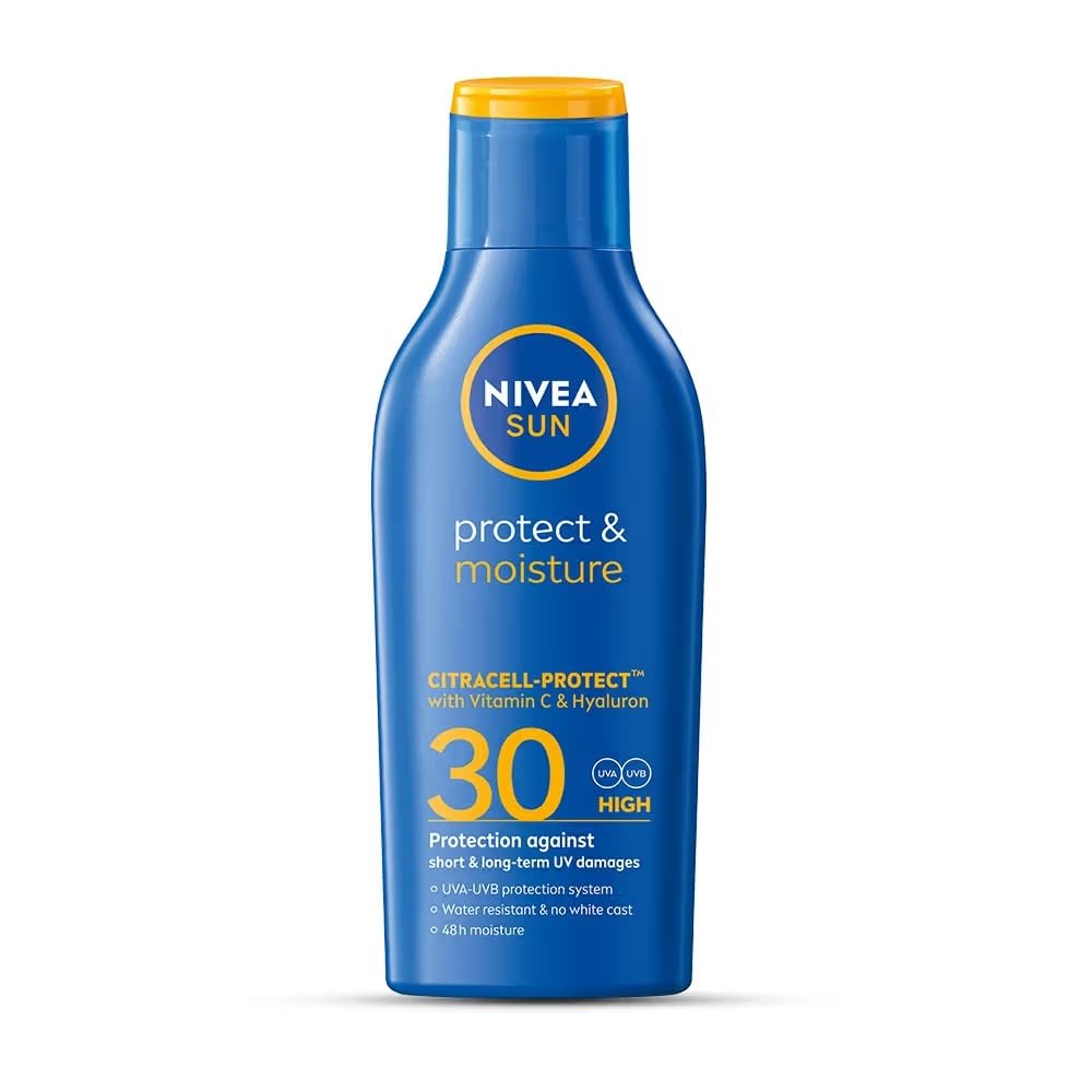 NIVEA Sun Lotion, SPF 30, with UVA & UVB Protection, Water Resistant Sunscreen for Men & Women, 75 ml-image-0
