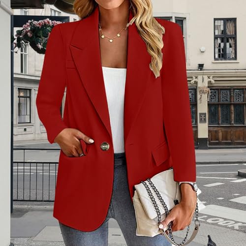 Blazers for Women 2025, Casual Business Jackets, Work Office Lightweight Plus Size Slim Fit Dressy Suits Long Sleeve4