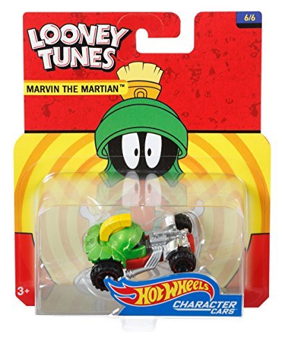 Vehículo Looney Tunes Marvin The Martian Hot Wheels miniatura 4
