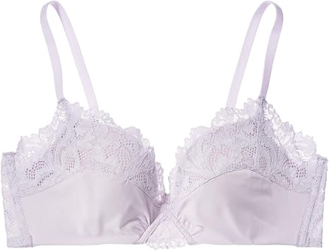 Amazon ピーチ ジョン ノンワイヤーブラジャー 田中みな実さん着用 どんな体型にもジャスト フリーに伸び縮みする新触感ノンワイヤー いつでもジャストブラ レディース メロウラベンダー 5 ブラジャー 通販