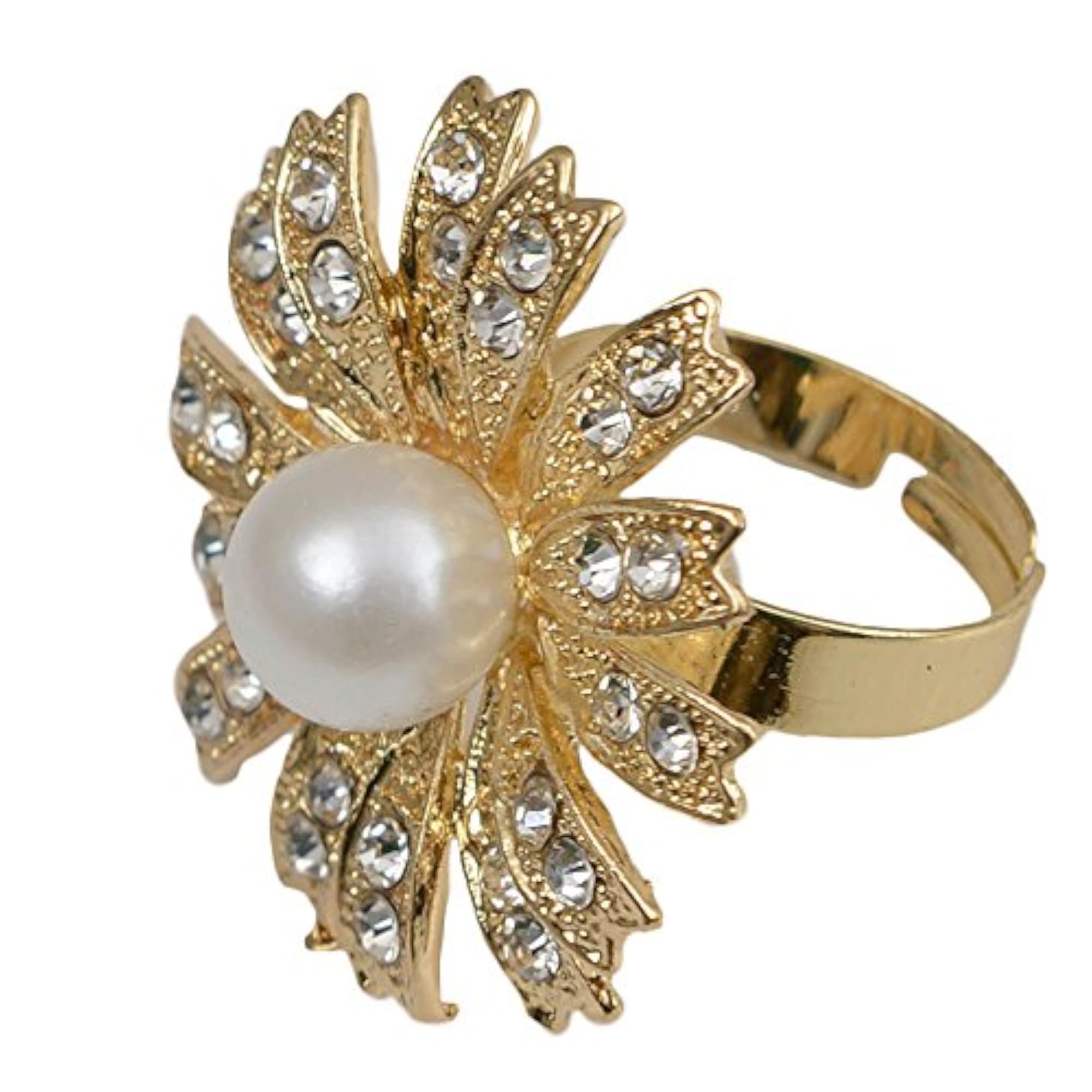 Adjustable Rings Set of 3 in Silver and Gold