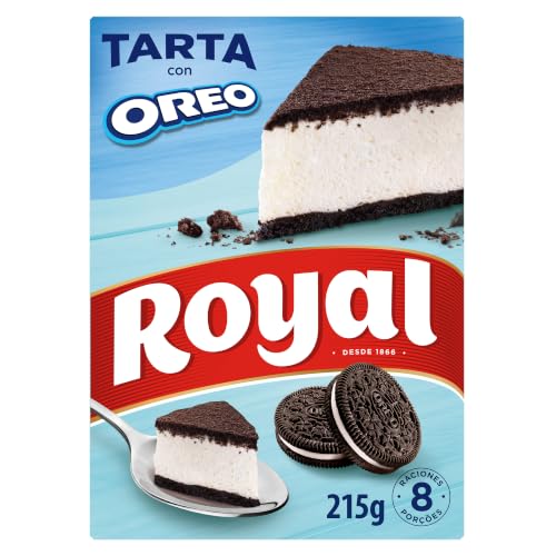 Royal Tarta de Oreo, Sin Horno 8 Raciones, Pack 215 g