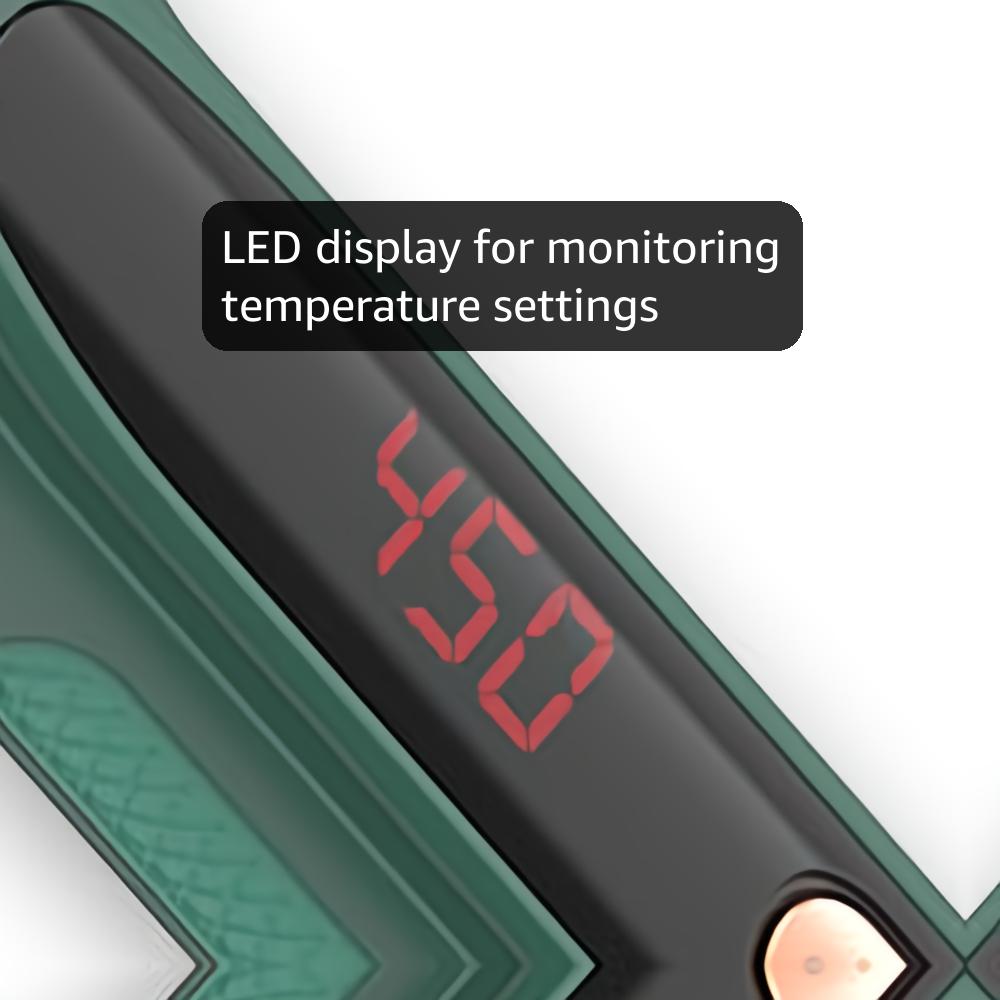 Mini Thermal Round Brush, 0.35 Inch Barrel Volume Heat Styling Brush for Men and Women Short Thin Curly Straight Hair, Heated Curling Iron,12 Temperature Setting (0.95 Inch with Bristles)