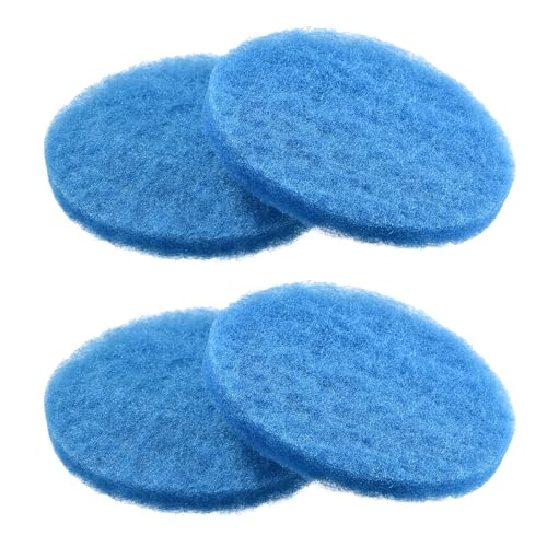 Image of 4 Pcs Aquarium Filter Media Floss Filter Pads Compatible with Fx4, Fx5, Fx6 Canister Filter Replacement Parts Accessories (Blue, 4 Pcs)