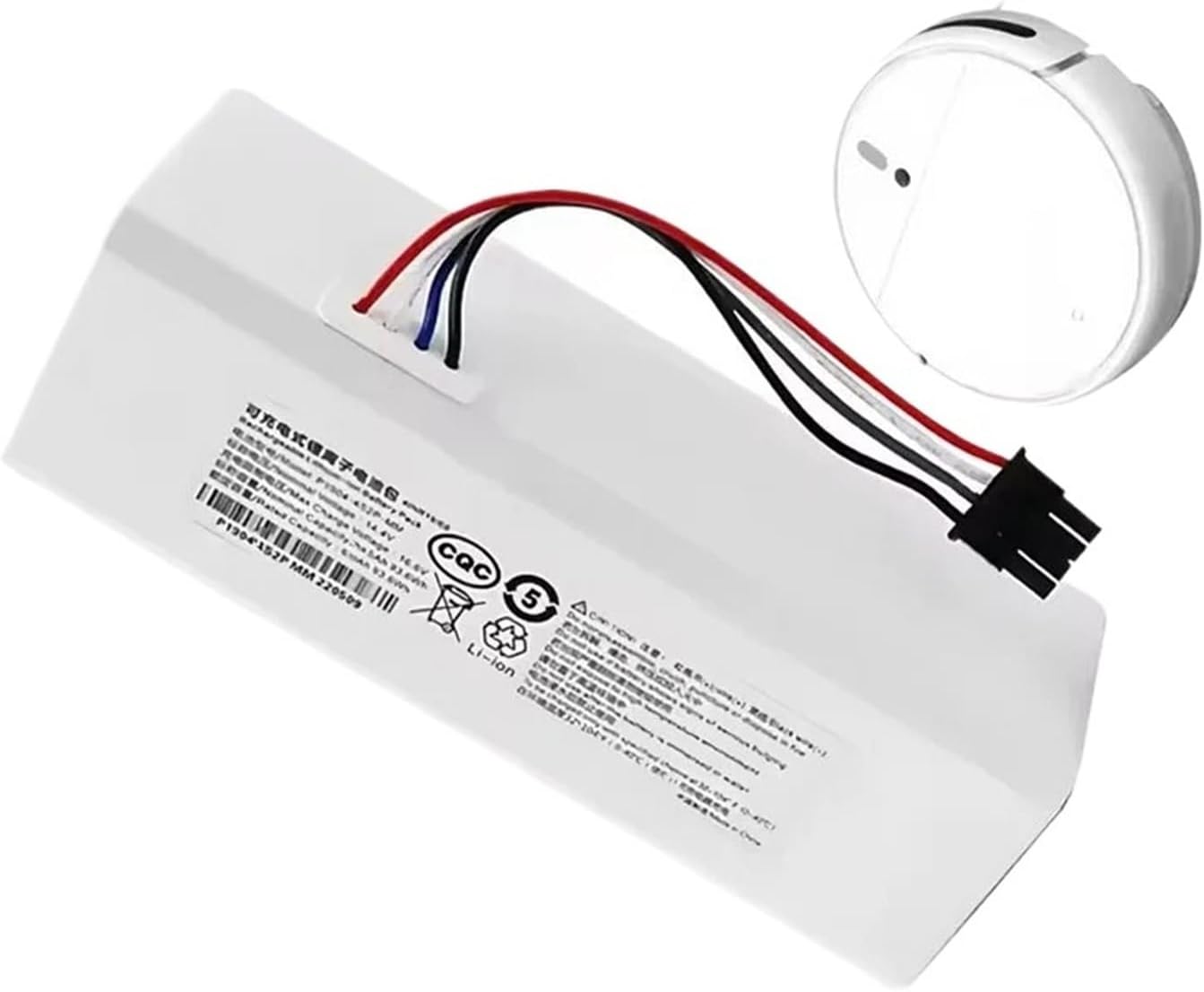 ​​Robot Vacuum Cleaner Battery, Compatible For Xiaomi Mijia 1C 14.4V 12800mAh Model STYTJ01ZHM, P1904-4S1P-MM
