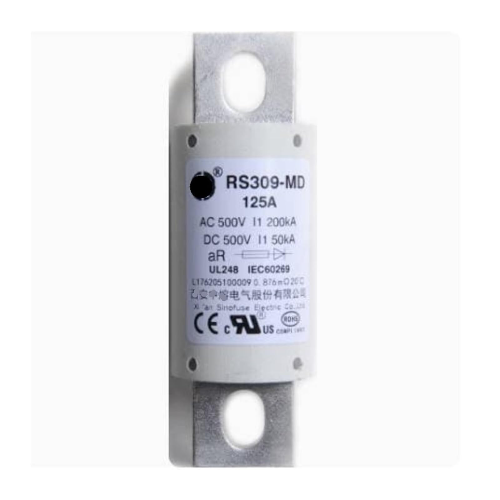 HCVYQMMJ Fuse RS309-MD-35A RS309-MD-50A RS309-MD-60A RS309-MD-80A RS309-MD-90A RS309-MD-100A RS309-MD-125A RS309-MD-150A RS309-MD-175A(RS309-MD-90A)