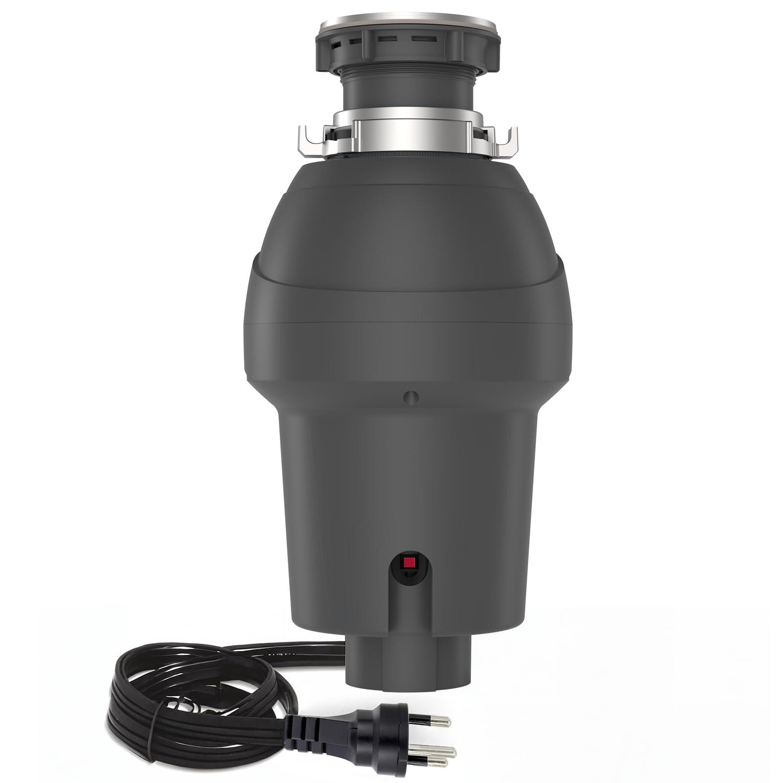 Garbage Disposal, Standard Series 3/4 HP Continuous Feed Food Waste Disposer, Gray, Set of 1