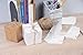 Juvale 100-Pack White 3x3x3 Gift Boxes with Lids for Candles, Ornaments, Crafts, Party Favors, Cupcakes, Holiday, Birthday, Baby Shower, Bridesmaid and Groomsmen Proposal, Easy Assemble