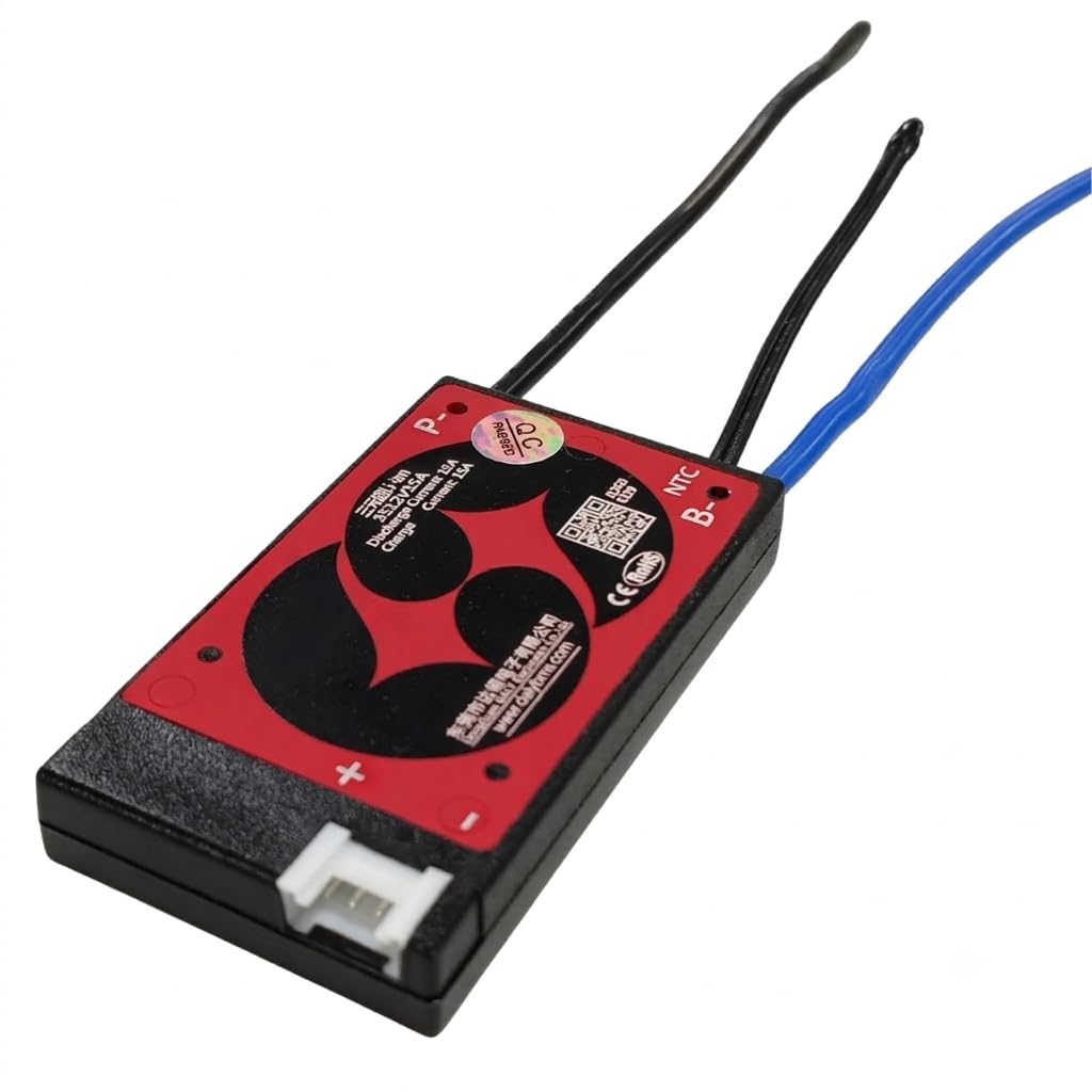 3S BMS, 12V 15A NMC Battery Management System with NTC Temperature Sensor-image-11