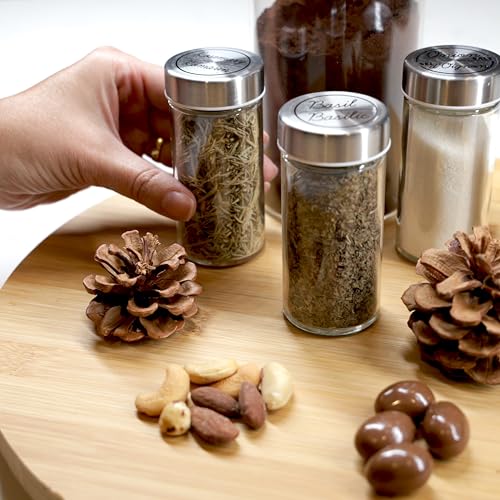 JS Gourmet 14-Inch Lazy Susan, Wooden Lazy Susan Organizer Bamboo Tray by JS Gourmet - Image 7