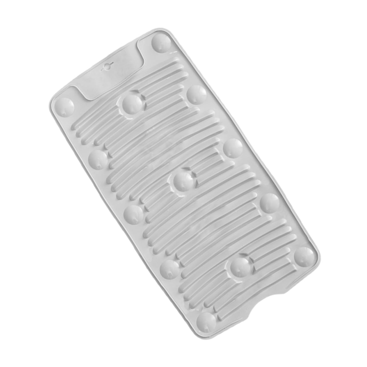 Yardenfun Tabla de Lavar Portátil para Lavar Ropa y Pañales con Ventosa de TPR Antideslizante Diseño Multifuncional para Baño y Viajes