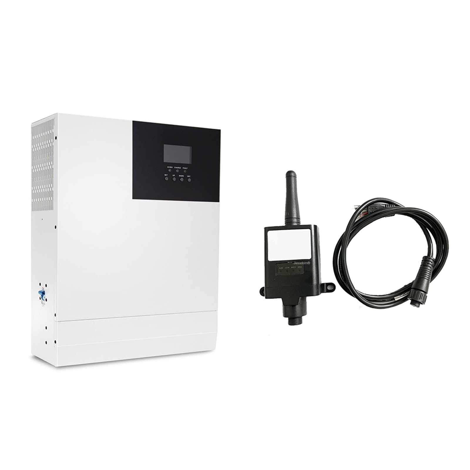 Inversor Solar HíBrido Inversor Solar 5KW Inversor Solar Híbrido 48V Inversor De Onda Sinusoidal Pura con Cargador 80A Mppt Paralelo 6pc(5KW with WiFi)