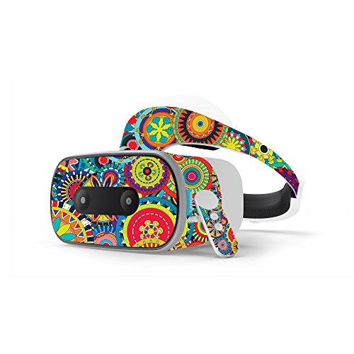 MightySkins Skin Compatible with Lenovo Mirage Solo - Flower Wheels | Protective, Durable, and Unique Vinyl Decal wrap Cover | Easy to Apply, Remove, and Change Styles | Made in The USA