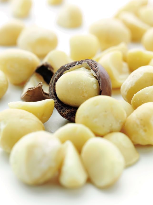 Image of Pureheart Salted Macadamia Halves (200 gm) Premium Roasted Australian Split Macadamia Nuts, Rich in Antioxidants Exotic and Crunchy Dry Fruits, Ideal Snacks, No Additives