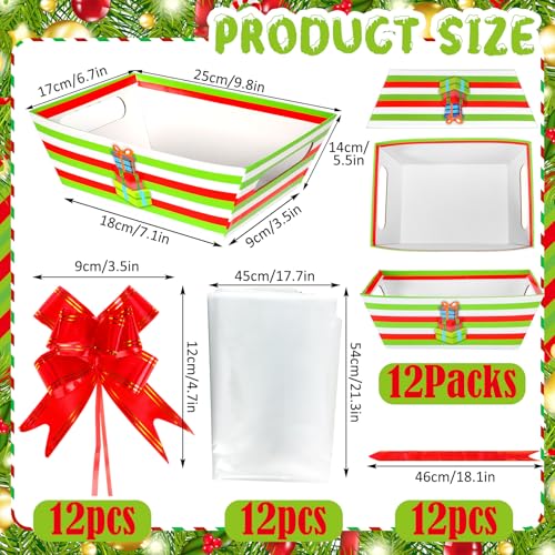 Panier cadeau de Noël rigide pour protéger vos chocolats - 2