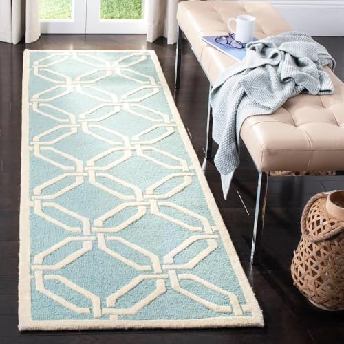 Image of Hand Tufted Wool Carpets Anti Shedding Rug Modern Carpets for Living Room Size 9x12 Feet