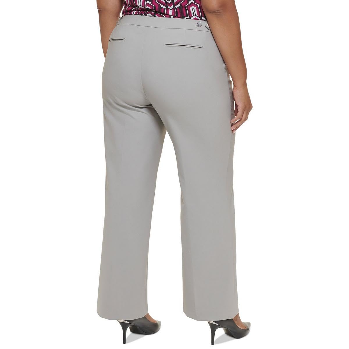 Calvin Klein Pantalones de vestir de oficina separados para mujer Plus Suit