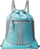 adidas Alliance II Sack Pack, One Size, Clear Aqua/Light Onix/Heather Cording
