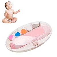 Vista 1 de Bebé Lima de uñas eléctrico, seguro recortador de uñas Set, 1, Rosado