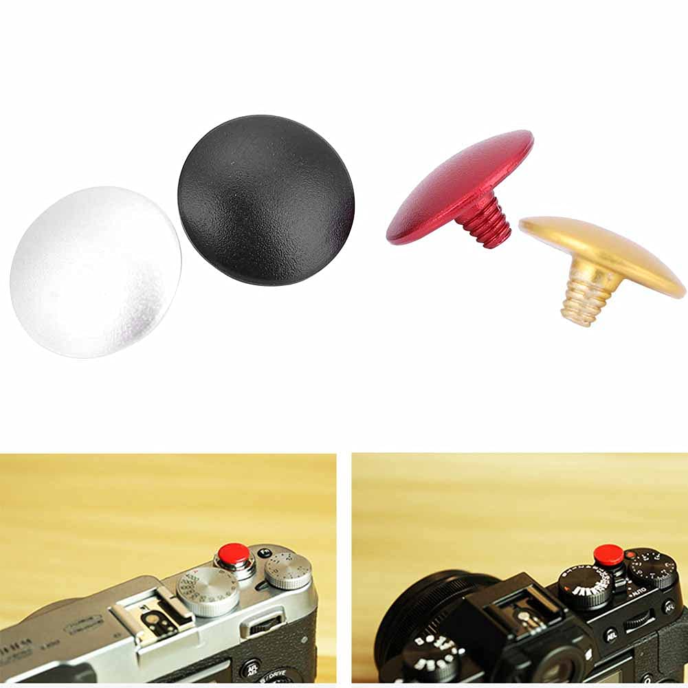 Kit 2 Pulsanti Di Scatto In Metallo Per Fotocamera - Compatibili Con Fuji, Sony, Nikon, Canon - Foto 10