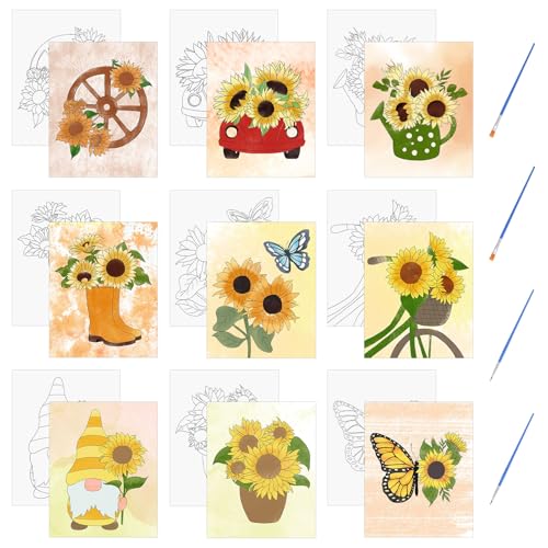 HICOHAND Pre Printed Canvases