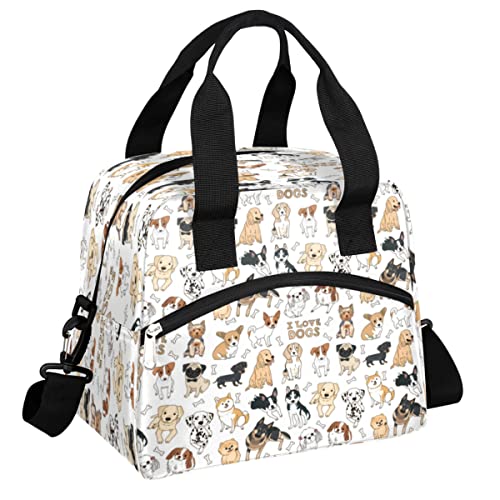 Animal Dog Insulated Lunch Bag