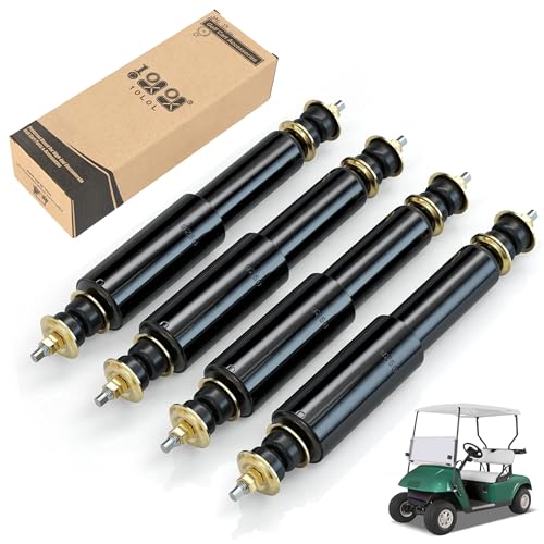 10L0L Golf Cart Shocks for EZGO TXT Front and Rear Shocks Absorbers 1994-Up Gas & Electric Models, Replaces OEM #76418-01, 70928-G01 Nivel Part #5006-4 PCS