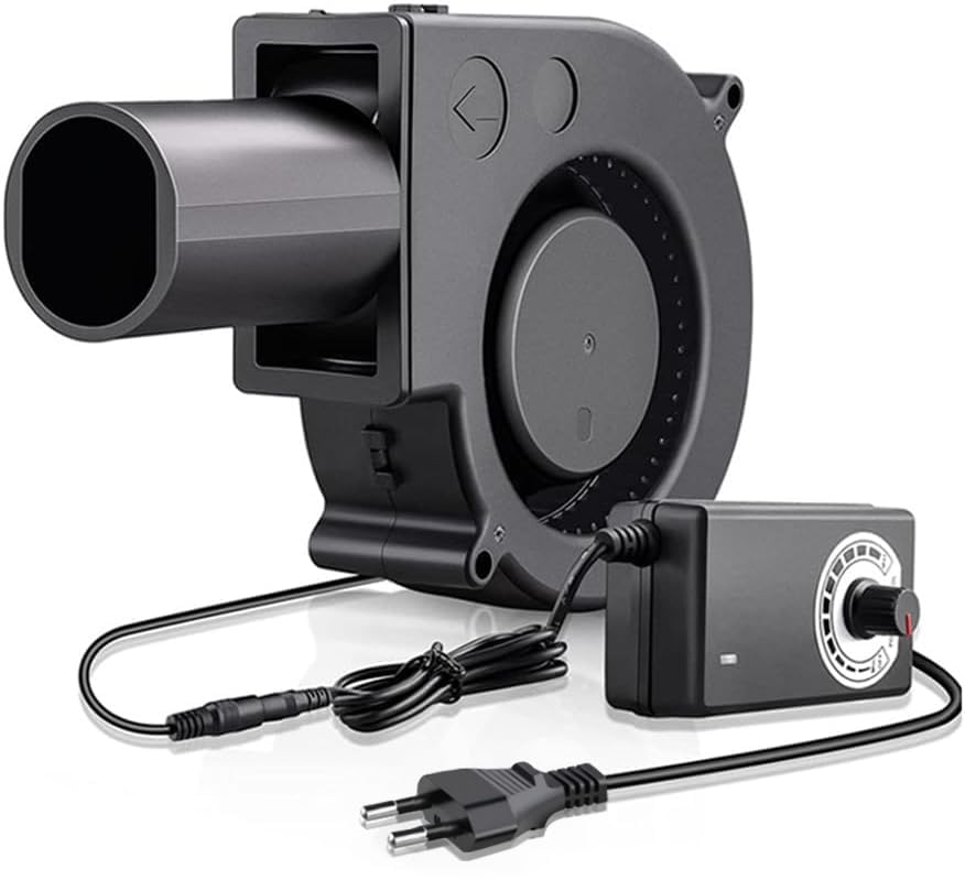 Turbina soplador equipado con salida de aire, horno de barbacoa, estufa de leña, horno de aceite usado, lata de ventilador regulador de velocidad