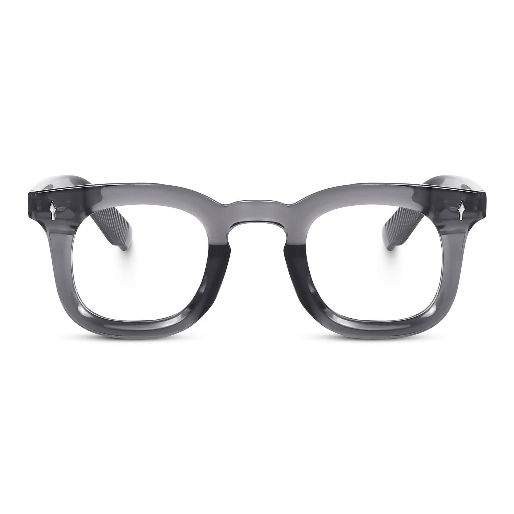 Peter Jones I Zero Power Blue Cut Computer Glasses I Gaming Glasses I UV Protected & Blocks Harmful Rays I Grey Color I Men & Women I Medium/Large Square 3819FGT - Image 6 thumbnail