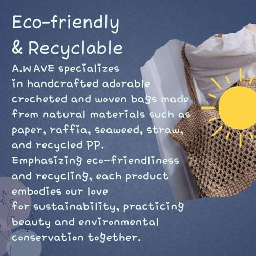 Image of A.WAVE Handmade Straw Knot Bag for Women Summer Handbag Top Handdle Bag Small Cute Knot Wristlet bag Straw Bag