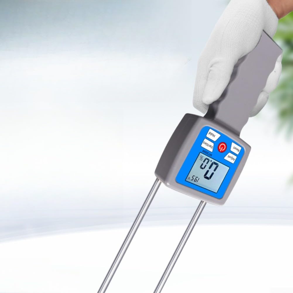 Analizador de humedad multifuncional, medidor de humedad digital para pruebas de materiales, laboratorio, uso industrial, medición de madera de grano