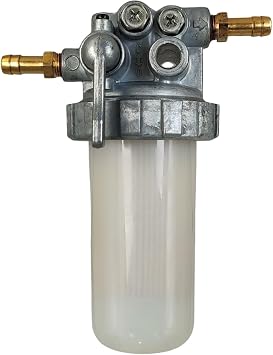 XYZIL Long Fuel Filter Valve 724160-55200 Compatible with Yanmar Tractor 220 250 276 330 336 1802 1820 2001 2002 2020 2202 2220 2301 2402 2420 2610 2620 2820 3220 3810 4220 4300 YMG1800 YMG2000